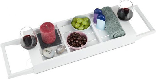Relaxdays Support Extendable White 67.5-101.5 X 20.5 Cm