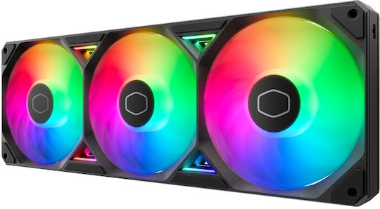 CoolerMaster SickleFlow Edge 360 Case Fan 120mm 2500rpm with ARGB Lighting and 4-Pin PWM Connection