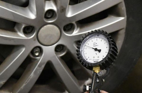 Precision Steel Air Pressure Gauge Gun Maximum Pressure 10bar 211410