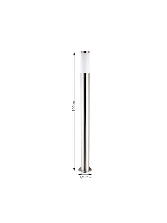 Monzana Lampa Post Mic Pentru Exterior 20W IP44 Pentru Bază De Bec E27 Gri