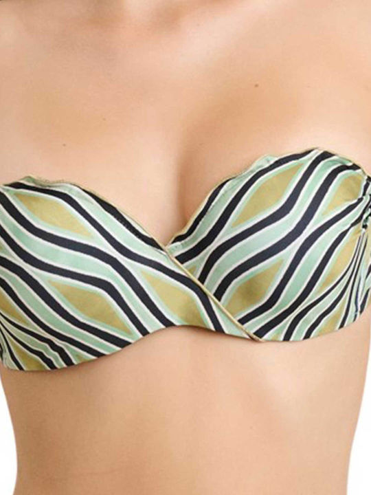Trägerloses Bikinioberteil B-Cup Mit Polsterung