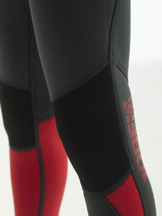 Jobe Boston Kinder Ganzkörperanzug für Tauchen mit Reißverschluss Rote / Schwarze 3mm