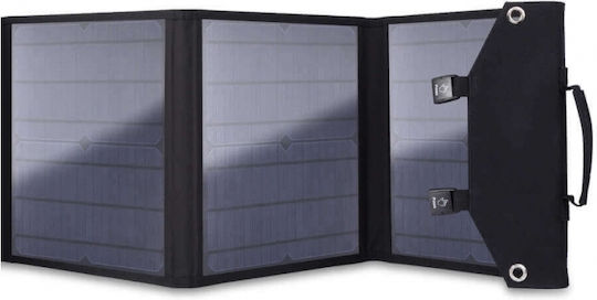 18V Solarpanel 30W Faltbar Tragbar 3 USB-Anschlüsse DC-Ausgang PS-30