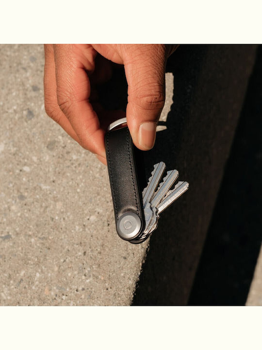 Orbitkey Hybrid Leather Key Organiser Black Gadgets