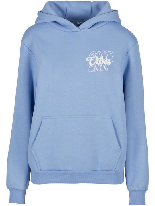 Γυναικείο Φούτερ με Κουκούλα Powder Blue