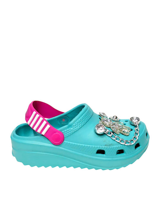 Children's Anatomical Beach Shoes Turquoise