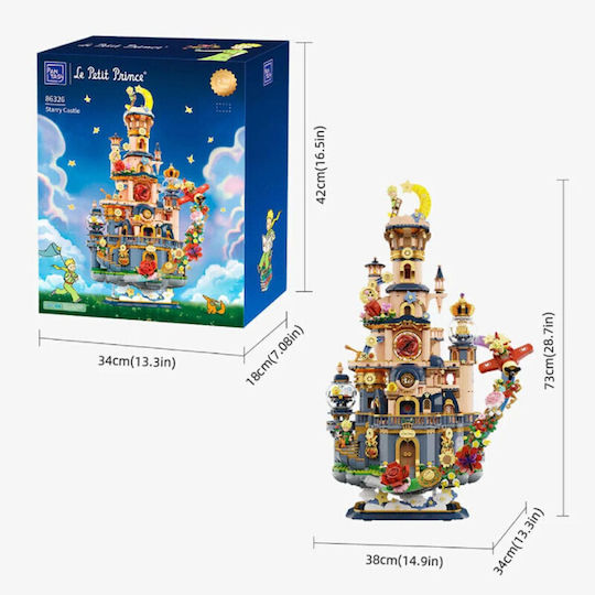 Pantasy Building Blocks Little Prince Starry Castle for 6+ Years