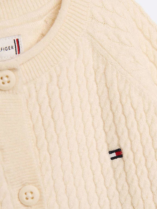 Kids Cardigan Knitted Beige