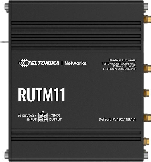 Teltonika RUTM11 v3 Ασύρματο 4G Router Wi‑Fi 5 με 3 Θύρες Gigabit