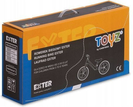 Toyz Детски велосипед за баланс Exter Rubber Зелен