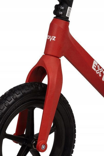 Toyz Παιδικό Ποδήλατο Ισορροπίας Exter Rubber Κόκκινο