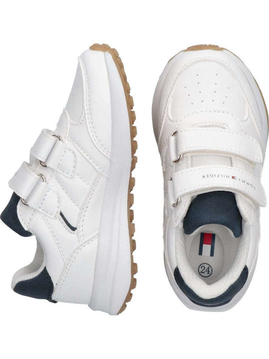 Kids Sneakers with Scratch White
