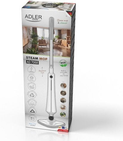 Adler Ad7068 Electric Steam Mop 1300w 350ml 7m Cable