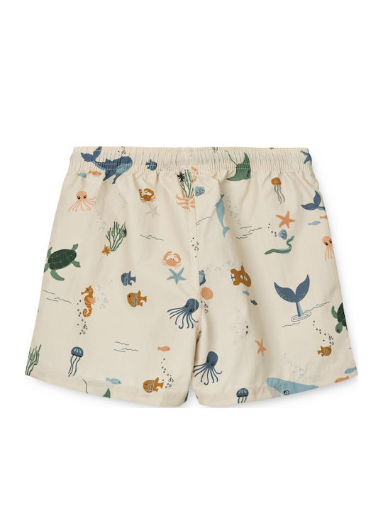 Liewood Aiden Sea Creature Sandy Kids Swimwear Swim Shorts Liewood Aiden Sea Creature Sandy Kids Swimwear Swim Shorts