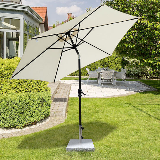 Outsunny Base Support Garden Umbrella Marble 29kg 42x42x36cm 840-117