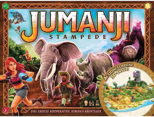 Board Game Jumanji for 2-4 Players 8+ Years Old Spin Master