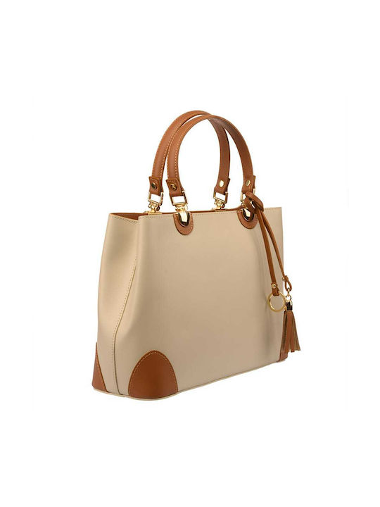 Leder Damenhandytasche Beige