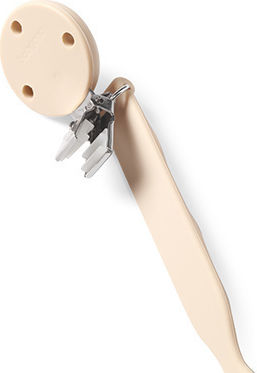 Babyono Clip Pacifier made of Silicone Beige