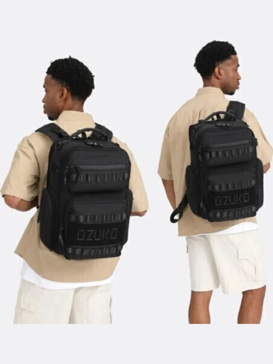 Ozuko Backpack Αδιάβροχο Μαύρο Ozuko Backpack Αδιάβροχο Μαύρο