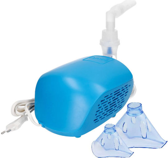 Nebulizator de acasă Sanity Ap 2819 Nebulizator cu compresor Masca pediatrică Masca pentru adulți Albastru