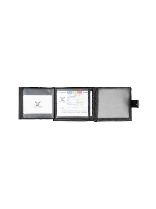 Portofel bărbătesc cu RFID Negru
