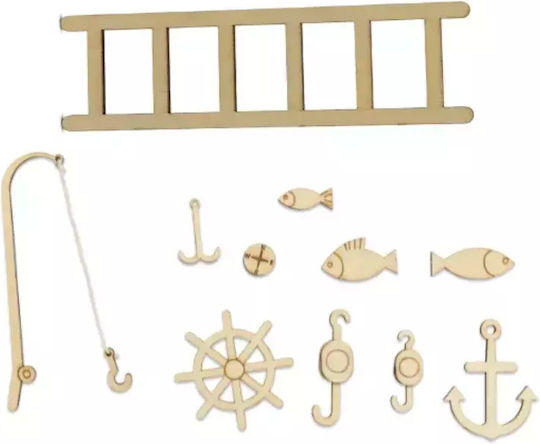 The Mouse Mansion Captain Mouse Grandpa's Nautical Cabin Wooden Dollhouse