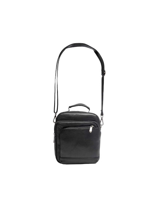 Piele Geantă pentru bărbați De umăr / tip crossbody Neagră