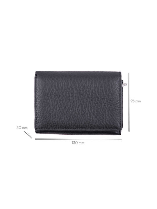 Leather Women's Wallet Cards Black