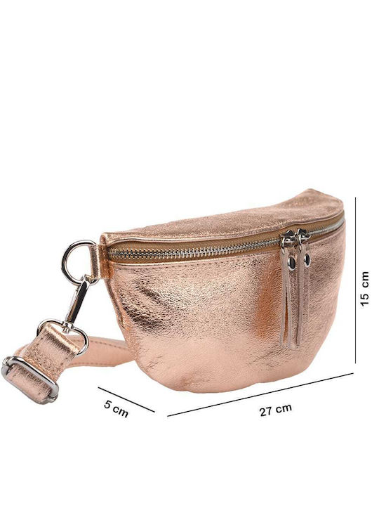 Leather Waist Bag Pink