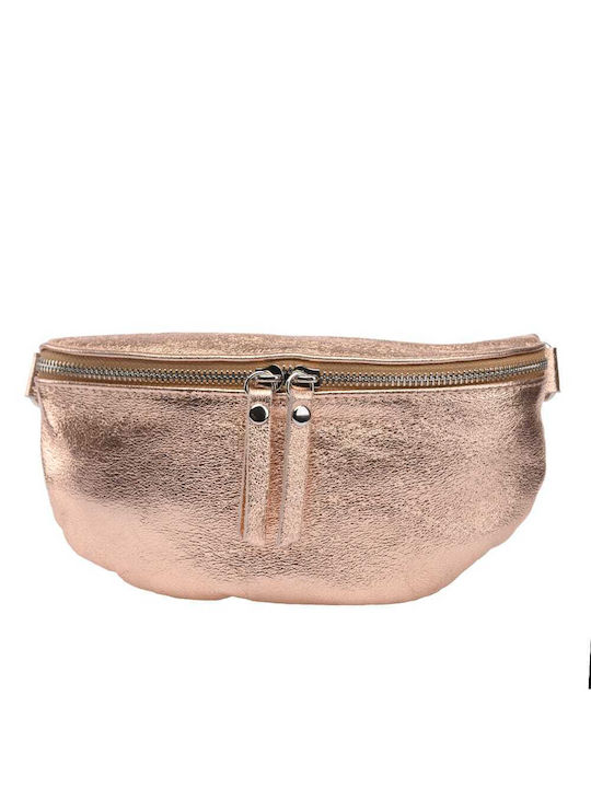 Leather Waist Bag Pink