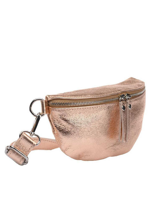 Leather Waist Bag Pink