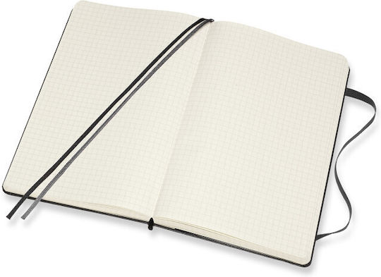 Moleskine Notebook Large 13x21 Notebook 400 Sheets Square Black