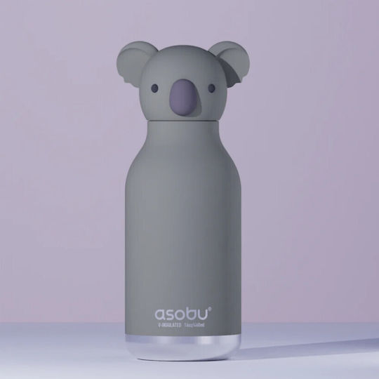 Asobu Kids Water Bottle Thermos Stainless Steel with Straw Koala 460ml