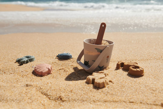 Liewood Σετ Παραλίας Σιλικόνη Gilma Sea Creature Beach Set Sea Creature Sandy
