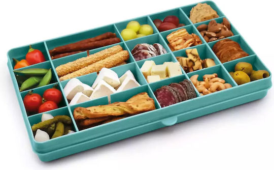 Melii Snackle Box Xl Πλαστικό Παιδικό Δοχείο Φαγητού Μπλε