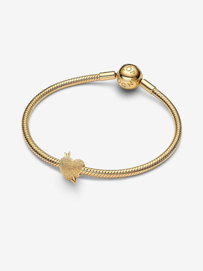 Pandora Jewelry Material Gold in Shape Heart