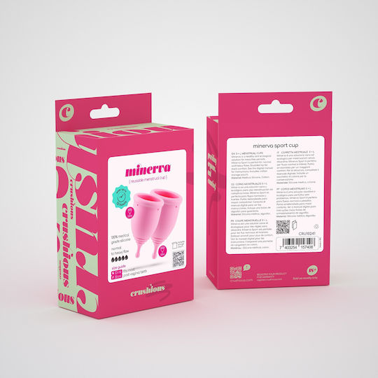 Crushious Minerva S + L Menstrual Cups Pouch