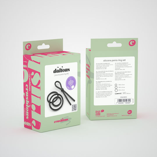 Set Inel Penis din Silicon Crushious Daltons