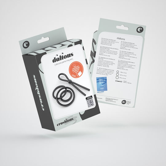 Set Inel Penis din Silicon Crushious Daltons
