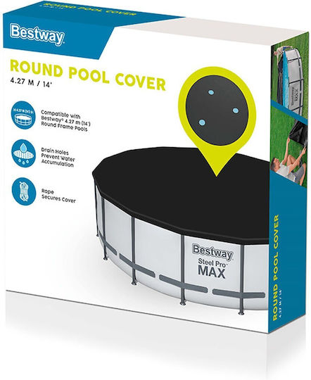Round Pool Cover Diameter 427cm 1pcs