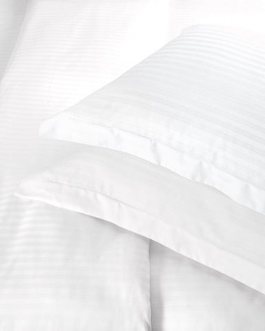 Rythmos Satin Stripes Hotel Pillowcase Striped from Cotton & Polyester 70x50cm.