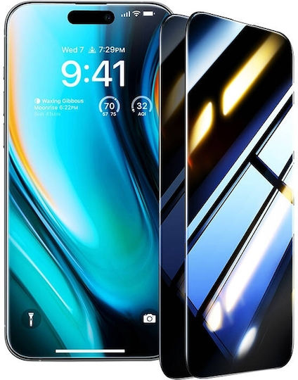 Torras Privacy Full Face Tempered Glass (iPhone 17 Pro Max / iPhone 16 Pro Max)