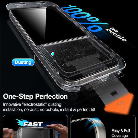 Torras Privacy Full Face Tempered Glass (iPhone 17 Pro Max / iPhone 16 Pro Max)