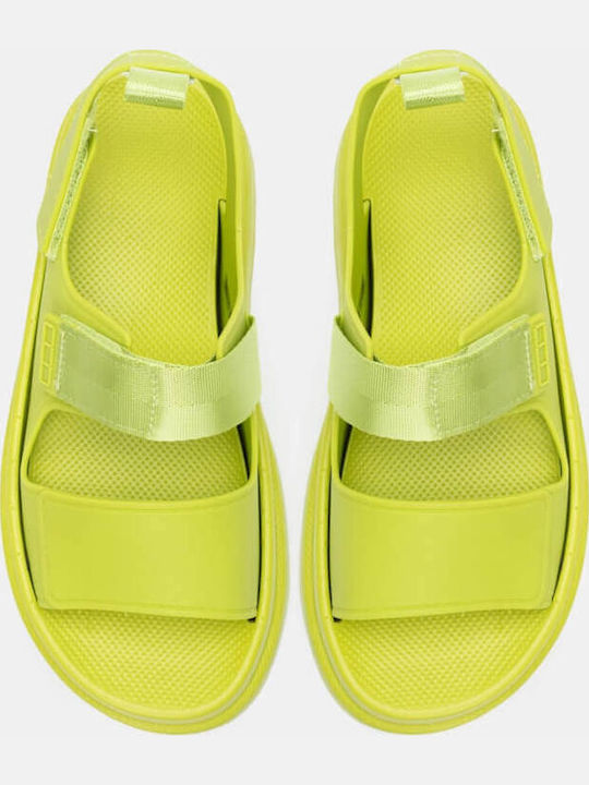 Sandale Casual Damă Flatforme Verzi