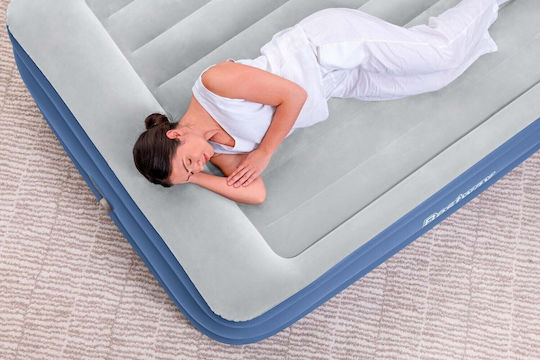 Bestway Double Inflatable Sleeping Mattress 203x152x56cm Blue