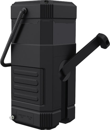 Sandberg Survivor Lantern All-in1 Battery Lantern for Camping with Flashlight Radio & Powerbank 105lm 37W Black