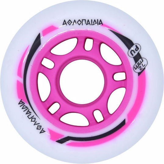 Αθλοπαιδιά 002.1084/WHL/M/70 Ροδάκια Μωβ 70mm 4τμχ