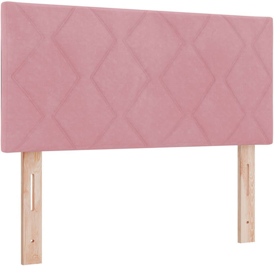 vidaXL Κεφαλάρι Κρεβατιού Ξύλινο Ροζ 90x88cm