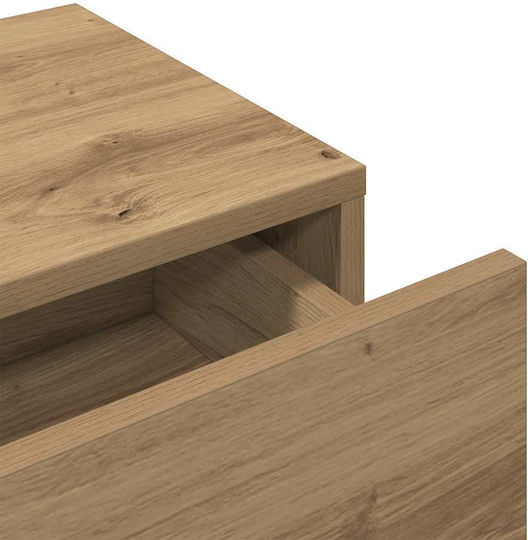Wall Shelf Oak Artizia 80x33x17cm