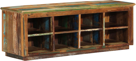 Schuhschrank aus Massivholz 110x35x40cm